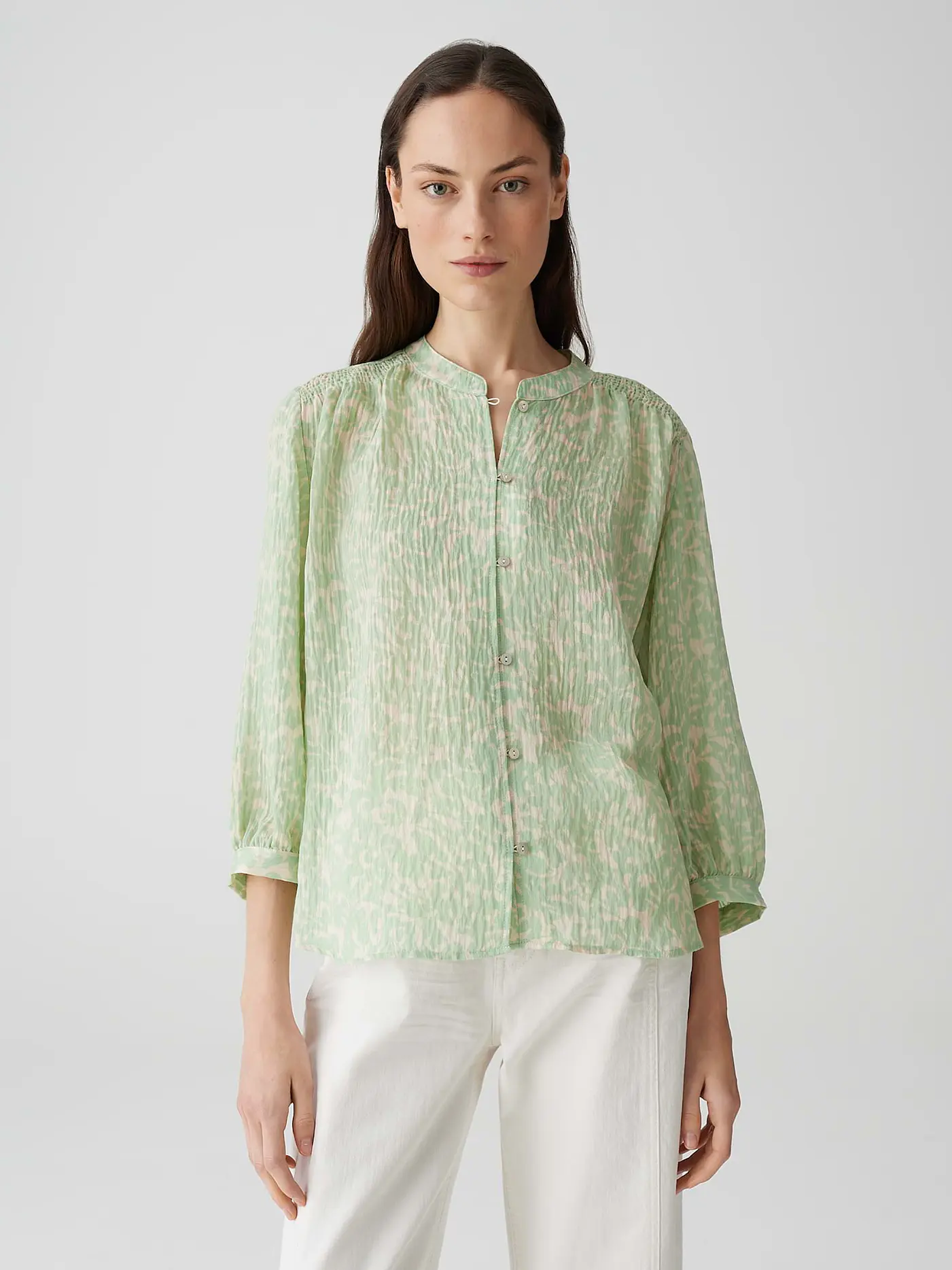 OPUS | Blusenshirt FAMELIA | grün